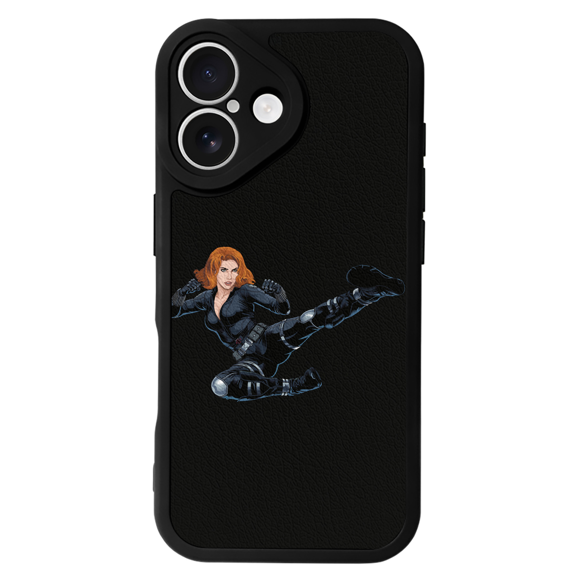 （画像用） アベンジャーズ The Avengers 【iPhone 16シリーズ対応】シリコンスマホケース（レザー調） 材質：シリコン